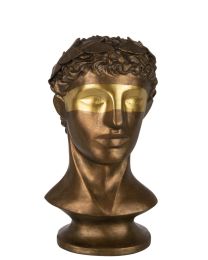Buste Cesar Poly Bronze/dore
