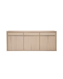 Buffet En Chêne 3 Tiroirs, 3 Portes. Couleur Chêne Naturel