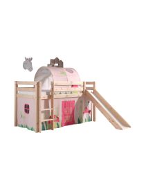 Pino Lot Avec Lit Compact Avec Toboggan Natur, Une Housse Spring Et Un Tunnel Spring
