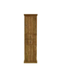 Armoire Colonne Porte à Charnière Droite Teck Recyclé